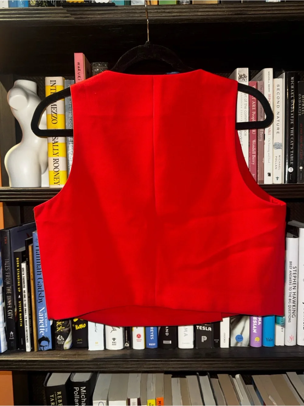 French Connection Red Shell Top - Picture 4 of 5